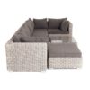 4Sis Лунго Плетеная мебель угловой диван, цвет бежевый