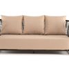 Валенсия диван из искусственного ротанга трубка, цвет бронзовый